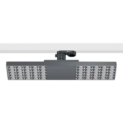 ERCO Jilly 230V BT 15W extra wide 830 svart/sølv| Skinnesystem