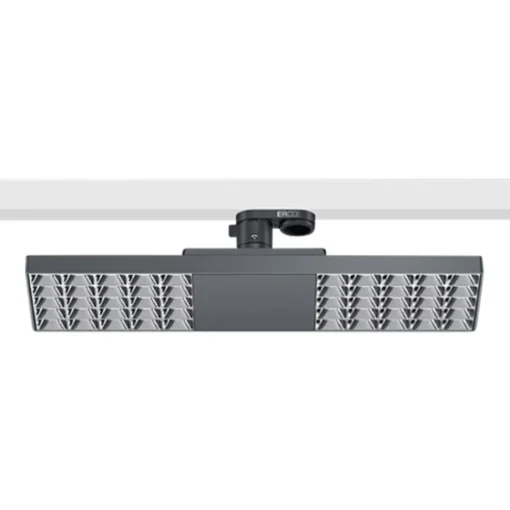 ERCO Jilly 230V BT 15W extra wide 840 svart/sølv| Skinnesystem