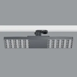 ERCO Jilly 230V 15W extra wide 830 svart/sølv| Skinnesystem