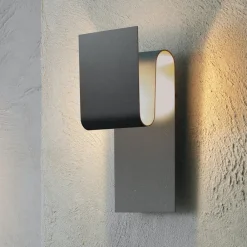 Escale Fold LED-vegglampe antrasitt| Vegglamper