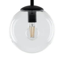 TK Lighting Esme hengelampe, Ø 30 cm, transparent, glass, globus, E27 Sale