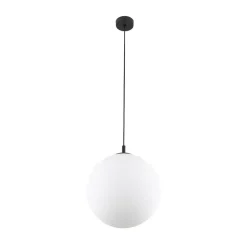 TK Lighting Esme pendellampe, opalt glass, enkeltlys, Ø 35 cm Outlet