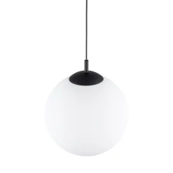 TK Lighting Esme pendellampe, opalt glass, enkeltlys, Ø 35 cm Outlet