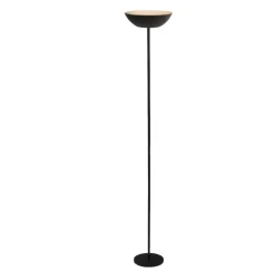 Briloner Estate LED-gulvlampe, svart, berøringsdimmer, USB-kabel| Gulvlamper