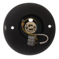 Euluna downlight Chloe, svart, Ø 11,5 cm stivt stål| Spotter I Tak