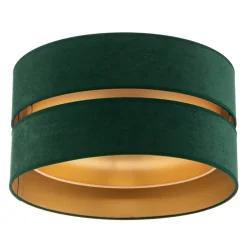 Euluna Duo taklampe tekstil grønn/gull Ø40cm New