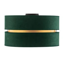 Euluna Duo taklampe tekstil grønn/gull Ø40cm New