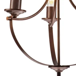 Euluna Gina lysekrone i brun, 3 lyskilder| Lysekroner