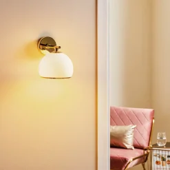 Euluna Mina vegglampe, messing Hot