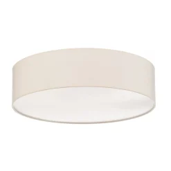 Euluna rulleteppe, stoffskygge ecru, Ø 50 cm Online