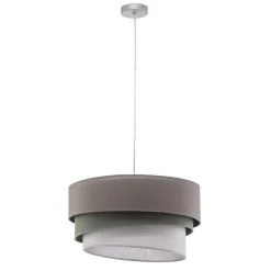 Duolla Euluna Trio hengelampe beige/akvamarin/écru Ø45cm| Pendellamper