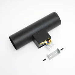 Euluna vegglampe Marion, svart Høyde 18 cm Stål opp/ned Outlet