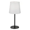 FH Lighting Eve bordlampe med stoffskjerm, svart/hvit| Bordlamper
