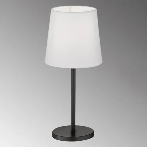 FH Lighting Eve bordlampe med stoffskjerm, svart/hvit| Bordlamper