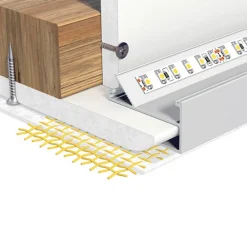 EVN APTBH alu.-profil, rettet mot taket, 100cm alu| Tilbehør