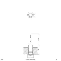EVN LD3102 lampe12V IP68 Ø1cm, 8cm 0,2W 830 Hot