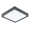EVN LED utendørs taklampe Tectum, 24x24 cm, antrasitt, 110°, 110| Taklamper Utendørs
