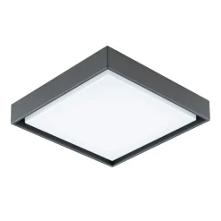 EVN LED utendørs taklampe Tectum, 24x24 cm, antrasitt, 110°, 110| Taklamper Utendørs