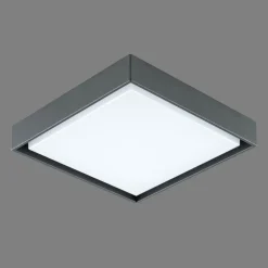 EVN LED utendørs taklampe Tectum, 24x24 cm, antrasitt, 110°, 110| Taklamper Utendørs