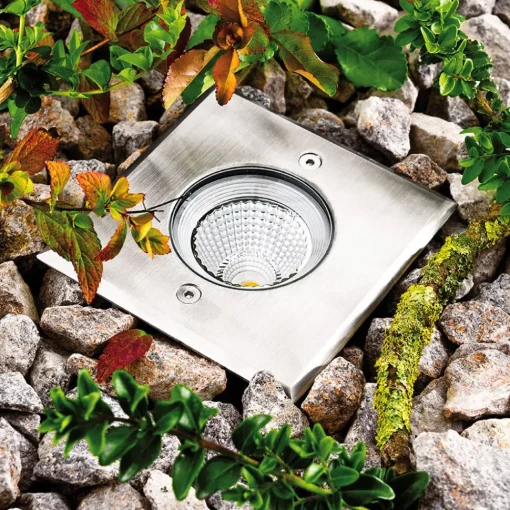 EVN Meerkat LED-gulvlampe for innfelt montering, kantet, 3W| Nedfelt Utebelysning
