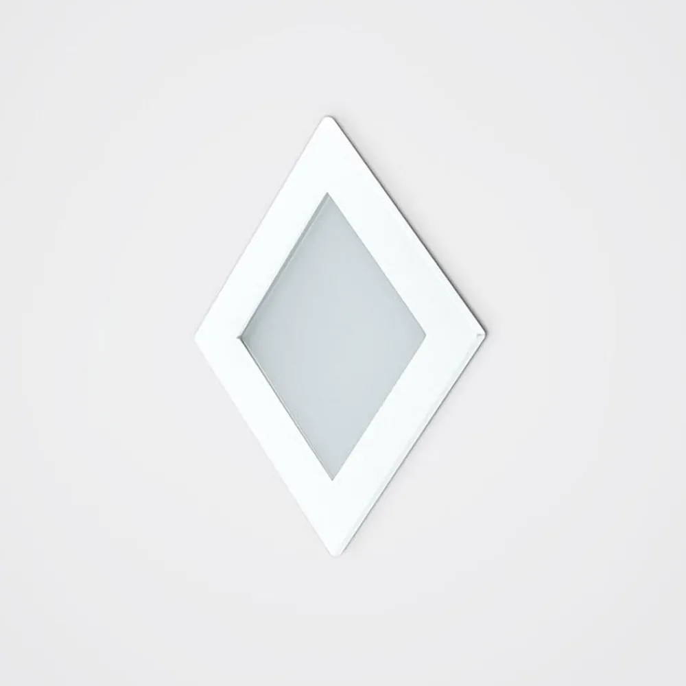 EVN P2180 LED innfelt vegglampe, 3 000 K, hvit