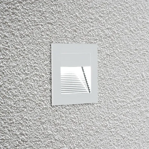 EVN P2170 LED innfelt vegglampe, 3 000 K, hvit Clearance