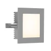 EVN P2180 LED innfelt vegglampe, 3 000 K, sølv