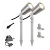 EVN PC6806 LED-hagespot, 12 V, 3 000 K, 2 stk.| Utespotter