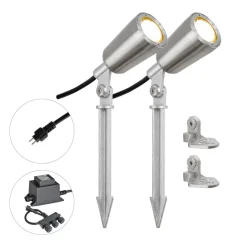 EVN PC6806 LED-hagespot, 12 V, 3 000 K, 2 stk.| Utespotter