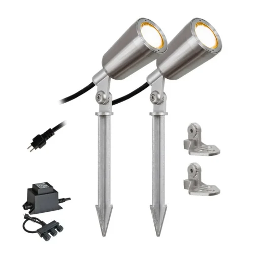 EVN PC6806 LED-hagespot, 12 V, 3 000 K, 2 stk.| Utespotter