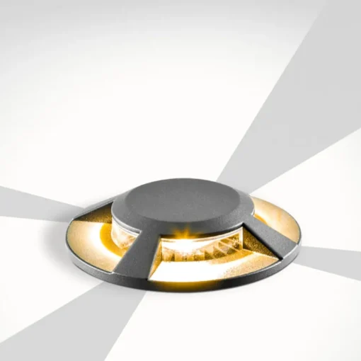 EVN Scopum LED-bakkespot rund x4| Nedfelt Utebelysning|Utespotter
