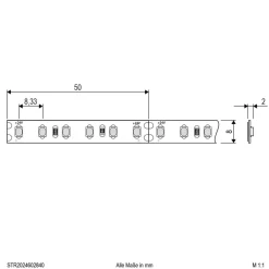EVN STR2024 LED-stripe IP20 5m 48W 4 000K Best