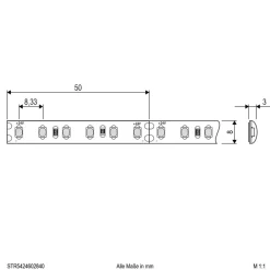 EVN STR5424 LED-stripe IP54 5m 48W 4 000K Best