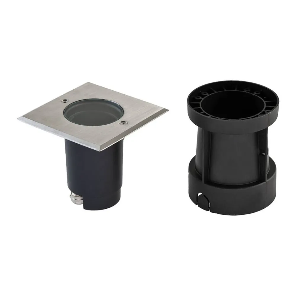 EVN Talpa nedfelt lampe GU10 stål kantet Best