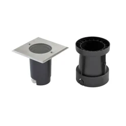 EVN Talpa nedfelt lampe GU10 stål kantet Best