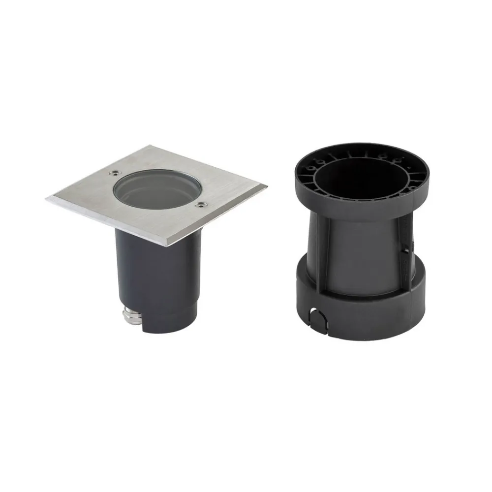 EVN Talpa nedfelt lampe GU10 stål kantet Best