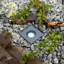 EVN Talpa nedfelt lampe GU10 stål kantet Best