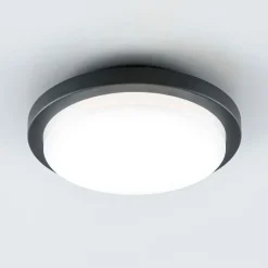 EVN Tectum LED utendørs taklampe, rund, Ø 24,6 cm| Taklamper Utendørs