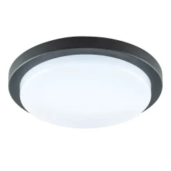 EVN Tectum LED utendørs taklampe, rund, Ø 24,6 cm| Taklamper Utendørs