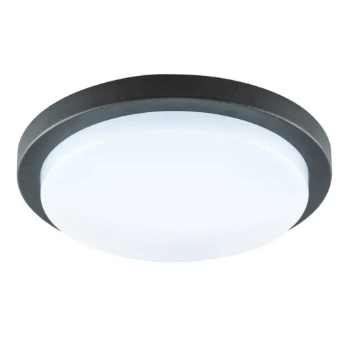 EVN Tectum LED utendørs taklampe, rund, Ø 24,6 cm| Taklamper Utendørs