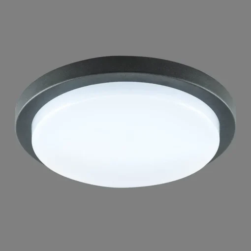 EVN Tectum LED utendørs taklampe, rund, Ø 24,6 cm| Taklamper Utendørs