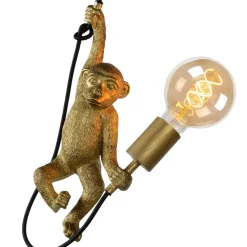 Lucide Extravaganza Chimpanse pendellampe, gull matt/svart Best