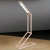 ORION Falto LED oppladbar bordlampe, gullfarget, aluminium, justerbar New