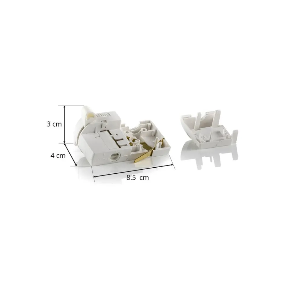 GLOBAL 3-fase multiadapter Noa, bæreevne 5kg, hvit Clearance