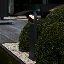 LUTEC Fele LED-veilampe, antrasitt, dreibar New