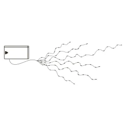 STAR TRADING Fem stilker - LED-lysbuketten Dew Drop Discount