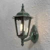 Konstsmide Firenze utendørs vegglampe, grønn, fatning øverst, 48 cm Best