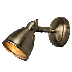 Markslöjd Fjällbacka vegglampe med antikk finish Online