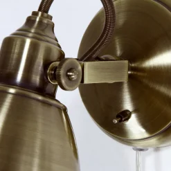 Markslöjd Fjällbacka vegglampe med antikk finish Online