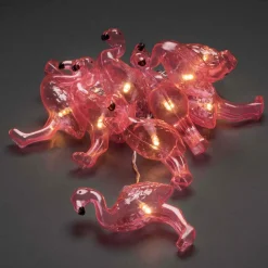 Konstsmide Season Flamingoer LED-lyslenke, batteridrevet| Dekorasjonsbelysning